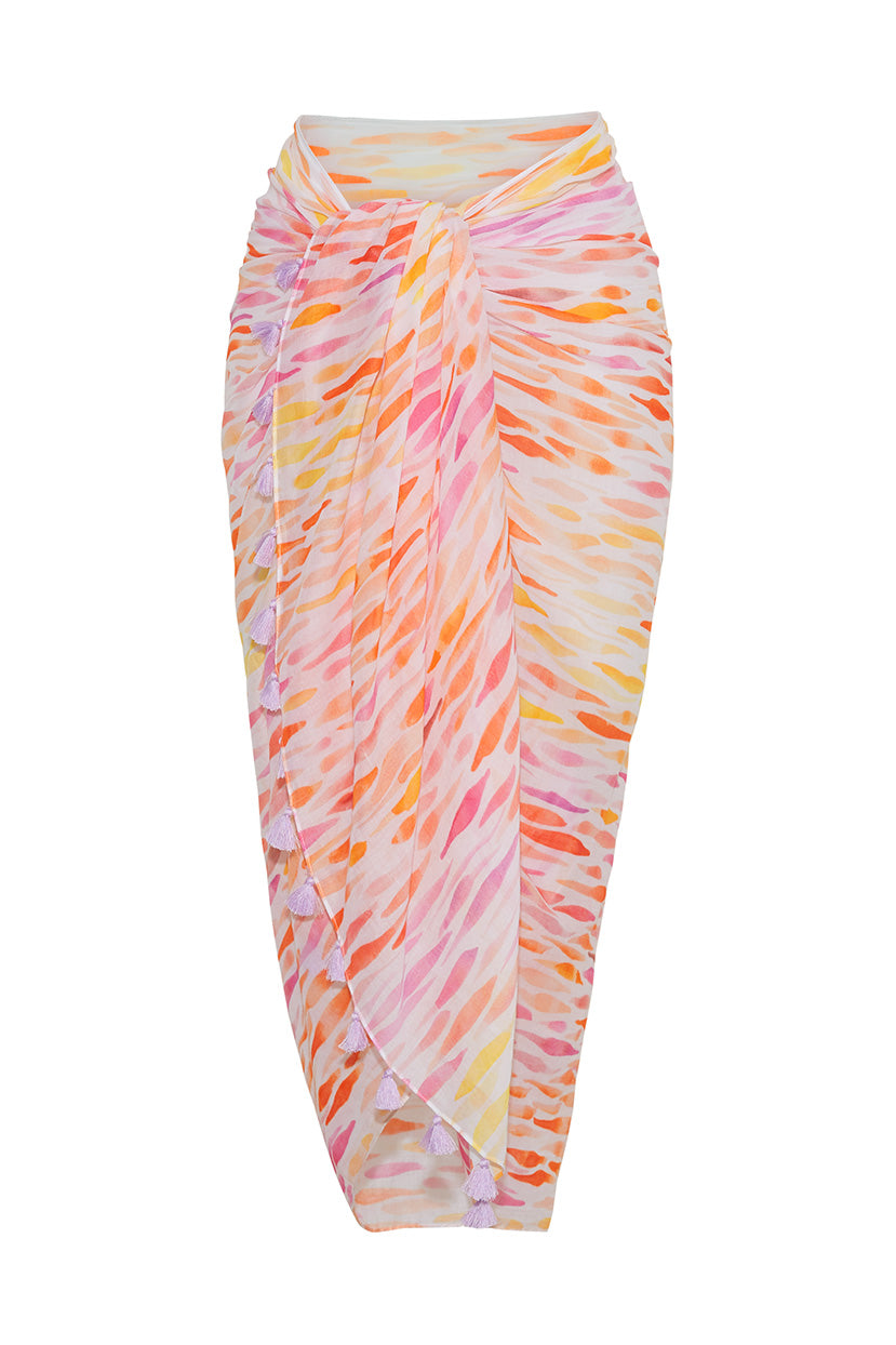 PINK WAVES SARONG
