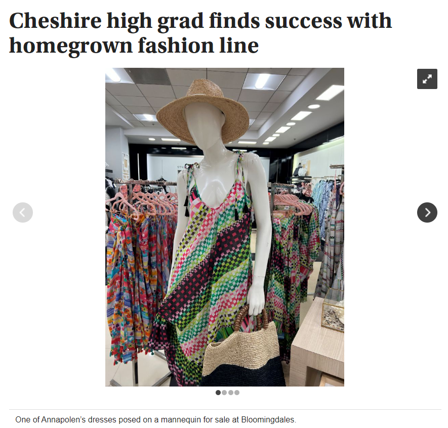 Cheshire High Grad Finds Success with Homegrown Fashion Line