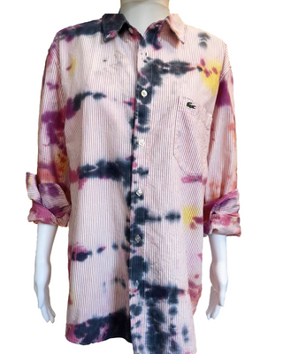 SUNSET UPCYCLED BUTTON DOWN SHIRT