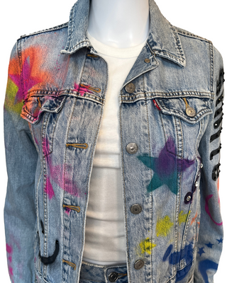 SMILE UPCYCLED LEVI'S DENIM JACKET