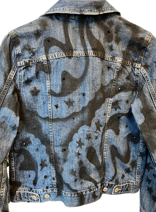 BLUE GALAXY UPCYCLED LEVI'S DENIM JACKET