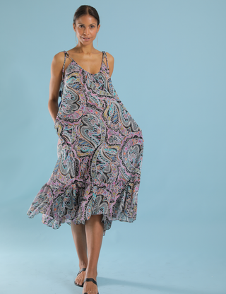 BEACH STARS MAXI SWING DRESS