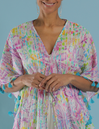 PALM BEACH DRAWSTRING CAFTAN