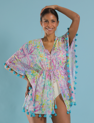 PALM BEACH DRAWSTRING CAFTAN